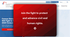 Desktop Screenshot of civilrights.org