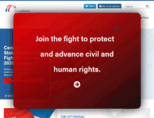 Tablet Screenshot of civilrights.org